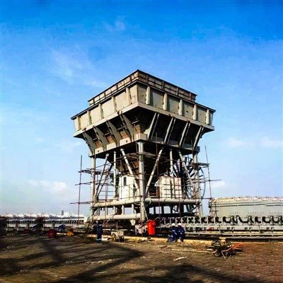 800TPH kereta api kereta api mudah alih port mudah alih